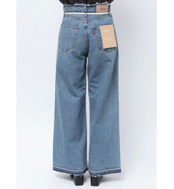 Ungrid「ウエストデザインルーズデニム」|デニム|