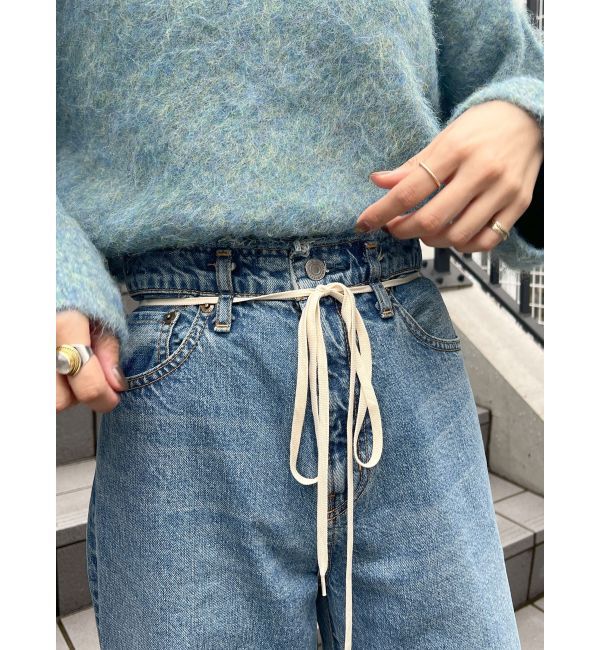 Ungrid「ウエストデザインルーズデニム」|デニム|