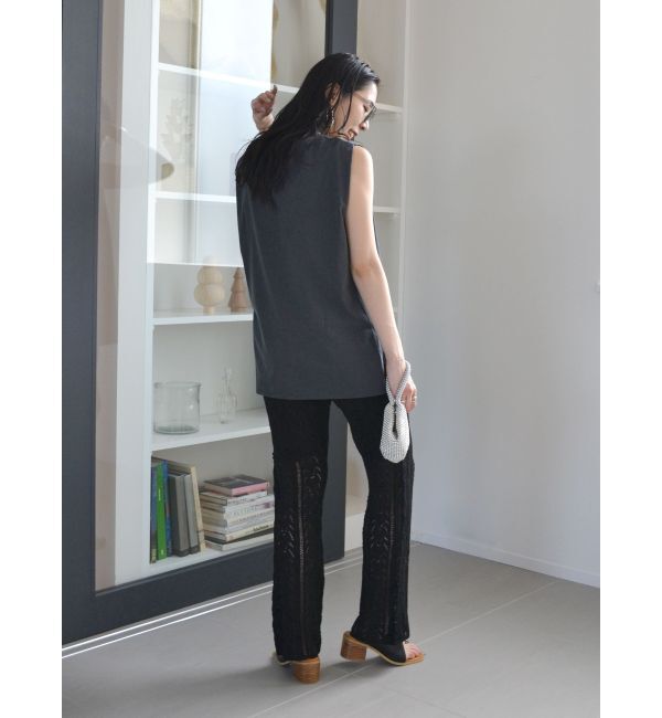 Ungrid「透かし編みスカートセットパンツ」|その他|