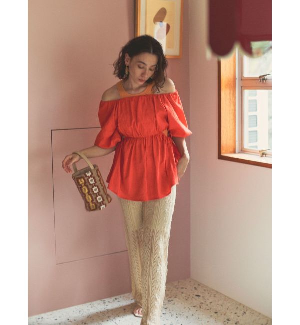 Ungrid「透かし編みスカートセットパンツ」|その他|