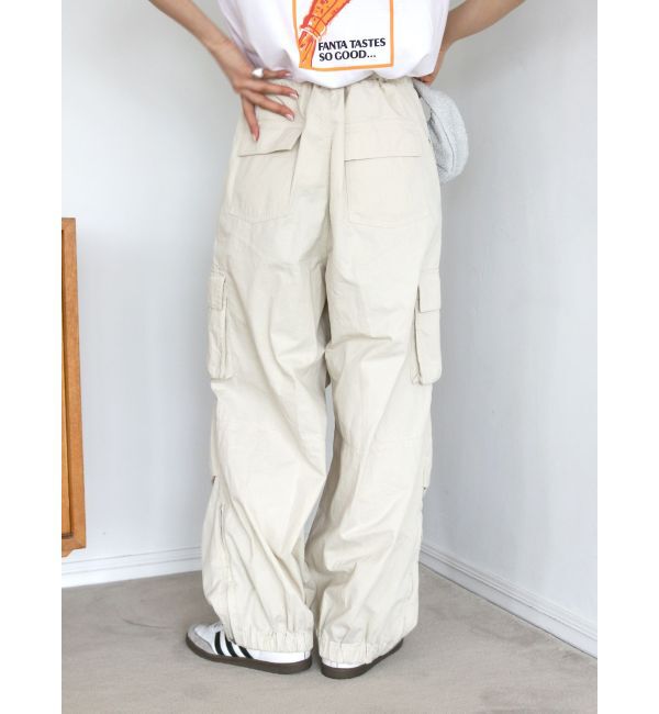 Ungrid「ジップデザインミリタリーパンツ」|カーゴ|