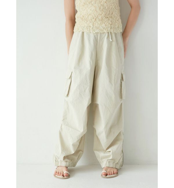 Ungrid「ジップデザインミリタリーパンツ」|カーゴ|