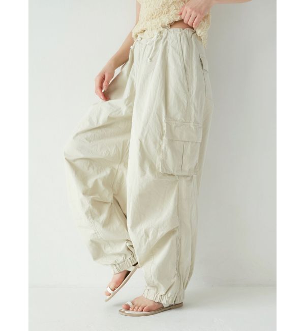Ungrid「ジップデザインミリタリーパンツ」|カーゴ|