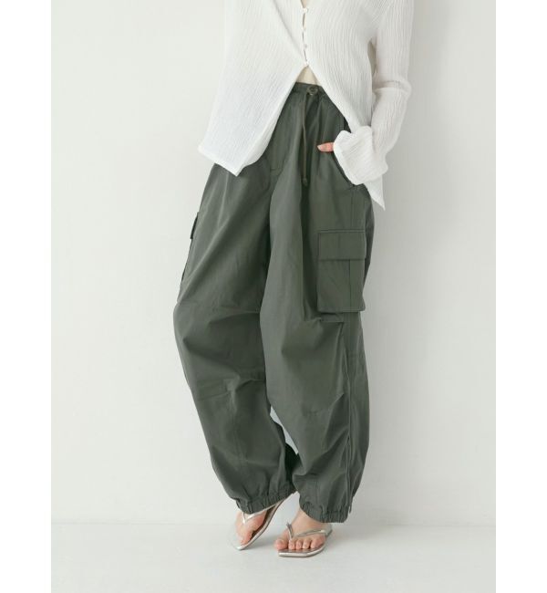 Ungrid「ジップデザインミリタリーパンツ」|カーゴ|