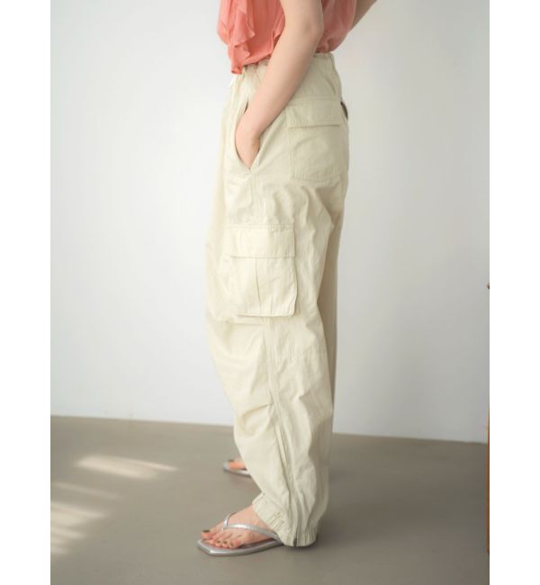 Ungrid「ジップデザインミリタリーパンツ」|カーゴ|