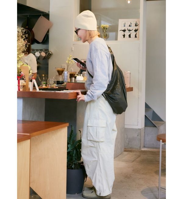 Ungrid「ジップデザインミリタリーパンツ」|カーゴ|