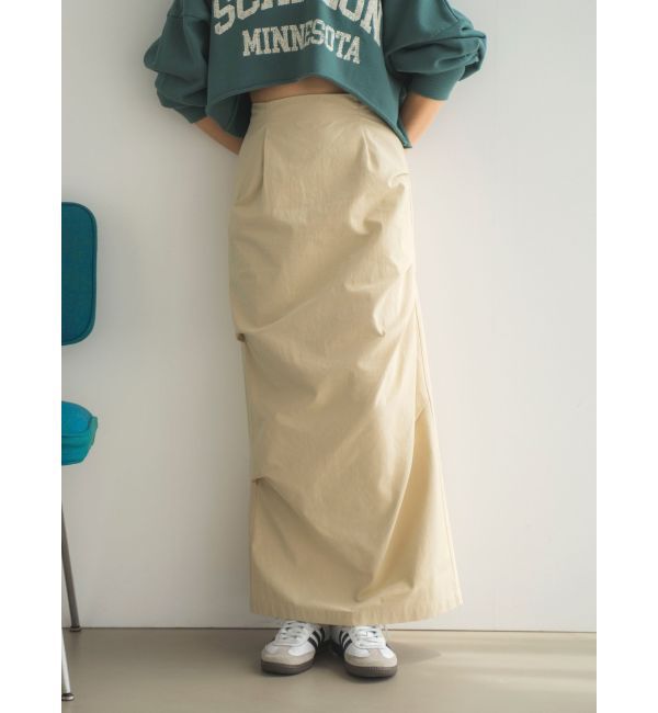 Ungrid「タックデザインアイラインスカート」|スカート|