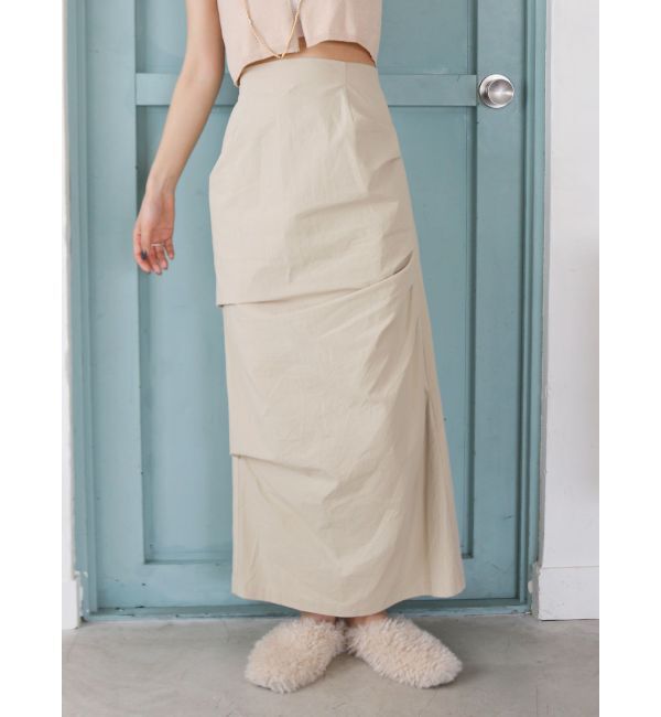 Ungrid「タックデザインアイラインスカート」|スカート|