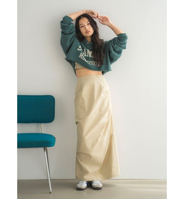 Ungrid「タックデザインアイラインスカート」|スカート|