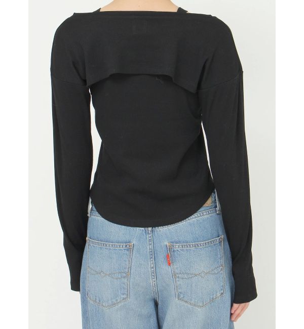 Ungrid「タンクレイヤードショートロングスリーブTee」|Tシャツ・カットソー|