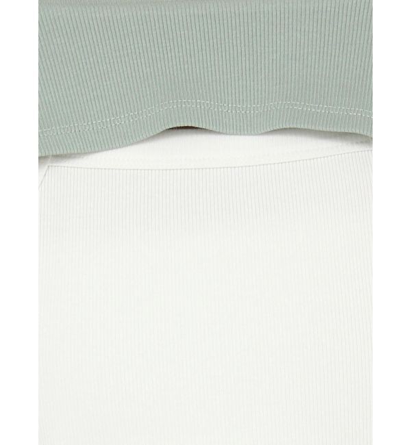 Ungrid「タンクレイヤードショートロングスリーブTee」|Tシャツ・カットソー|