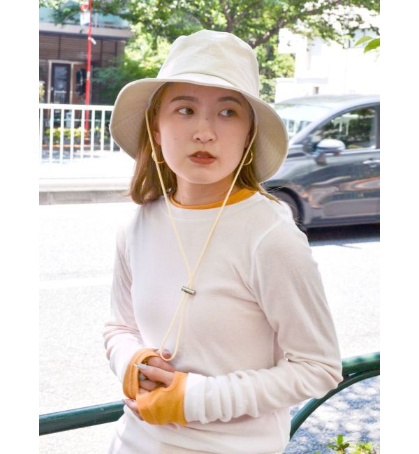 Ungrid「起毛バケットハット」|ハット|アイボリー