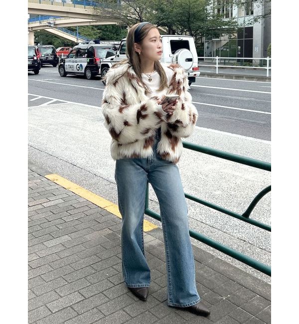 Ungrid「ボリュームデザインファーコート」|ブルゾン・スタジャン|