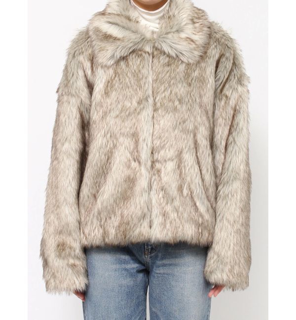 Ungrid「ボリュームデザインファーコート」|ブルゾン・スタジャン|