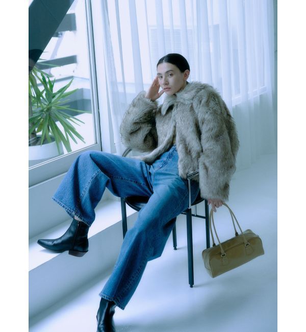 Ungrid「ボリュームデザインファーコート」|ブルゾン・スタジャン|