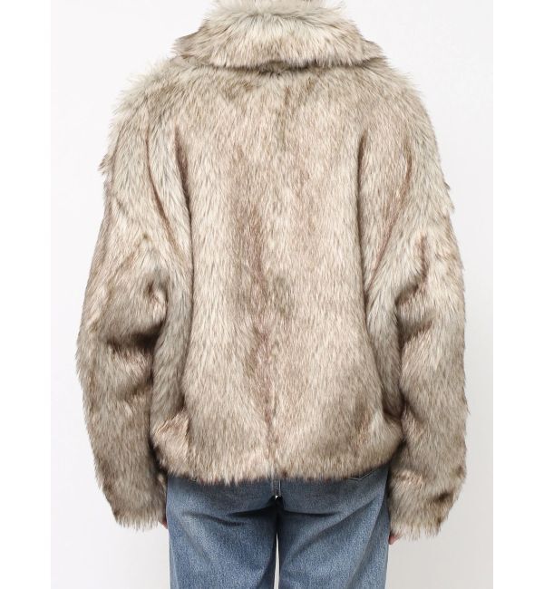 Ungrid「ボリュームデザインファーコート」|ブルゾン・スタジャン|