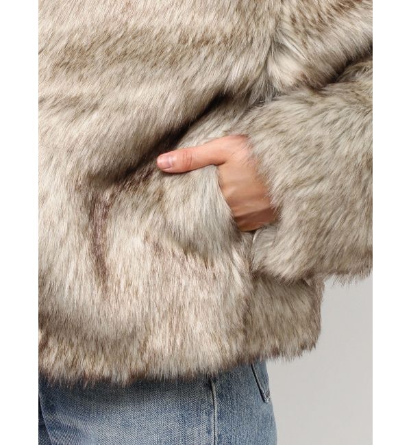 Ungrid「ボリュームデザインファーコート」|ブルゾン・スタジャン|