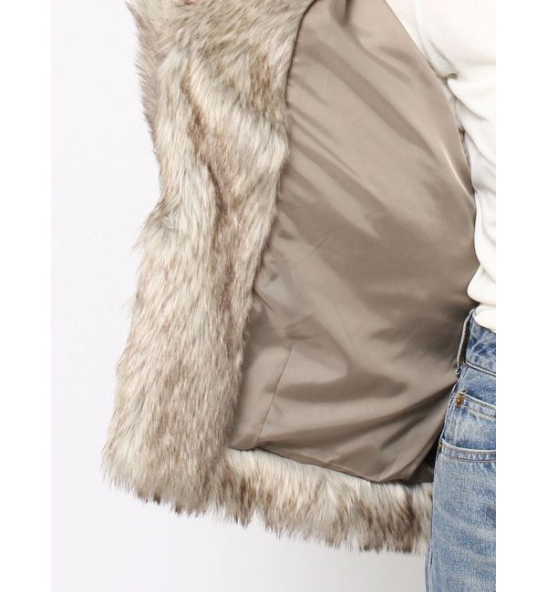 Ungrid「ボリュームデザインファーコート」|ブルゾン・スタジャン|