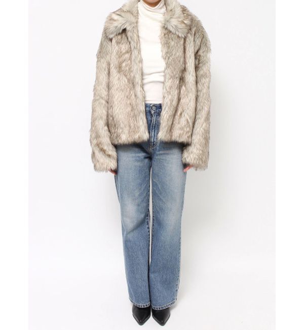 Ungrid「ボリュームデザインファーコート」|ブルゾン・スタジャン|