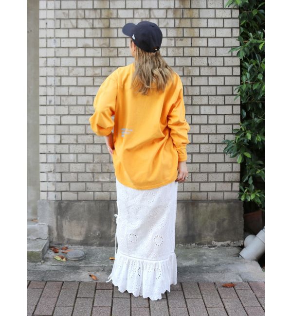 Ungrid「カットワークレースコンビスカート」|スカート|