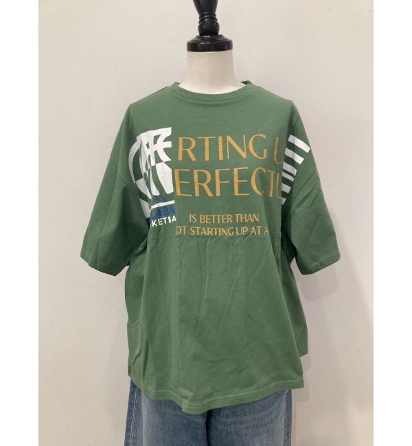 Ungrid「【WEB限定価格】リメイクデザインロゴTee」|Tシャツ・カットソー|