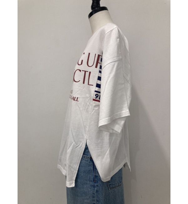 Ungrid「【WEB限定価格】リメイクデザインロゴTee」|Tシャツ・カットソー|