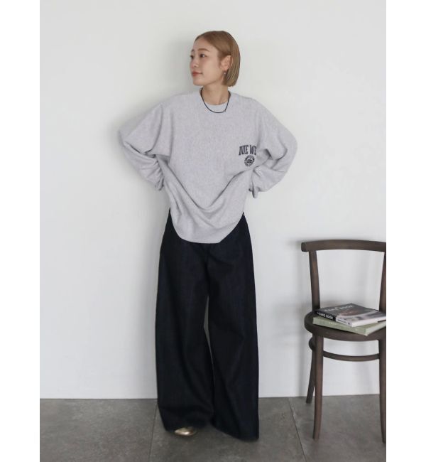 Ungrid「ハイウエストバギーデニム」|デニム|