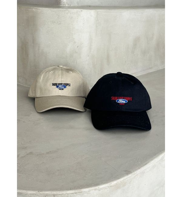 Ungrid「【別注】Fordロゴキャップ」|キャップ・キャスケット|ブラック