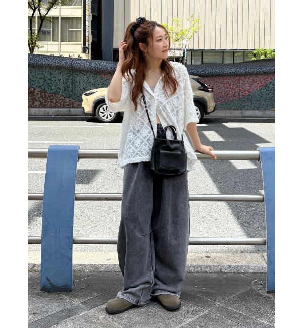 Ungrid「フェイクスウェードラウンドトゥスリッポン」|スリッポン|