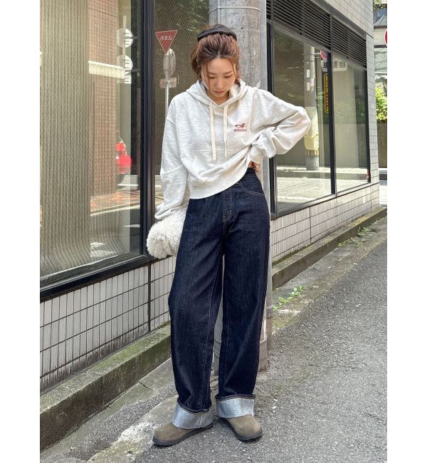 Ungrid「フェイクスウェードラウンドトゥスリッポン」|スリッポン|