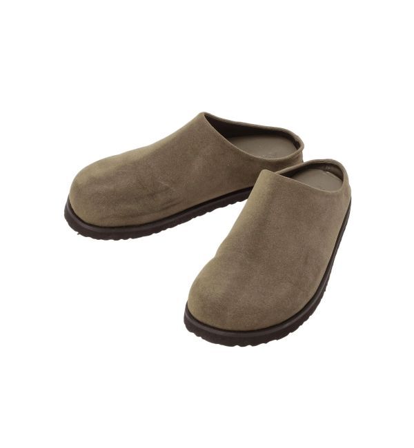 Ungrid「フェイクスウェードラウンドトゥスリッポン」|スリッポン|