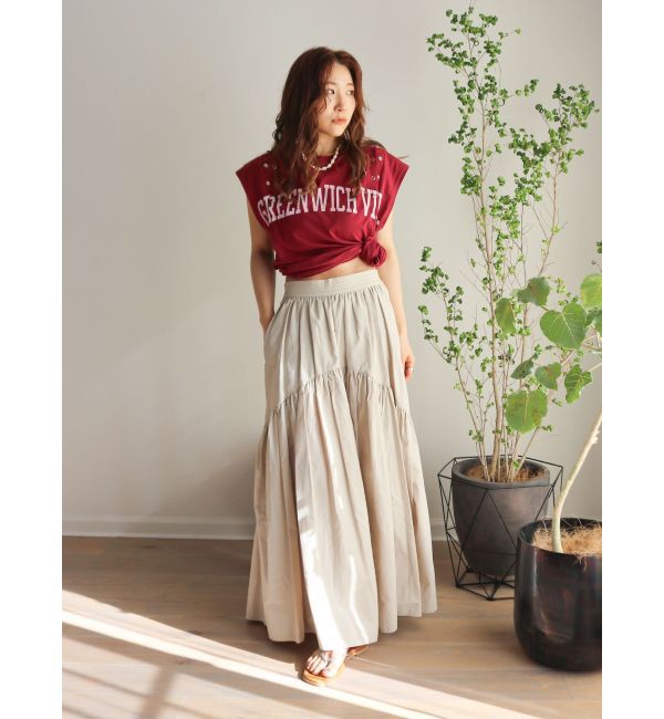 Ungrid「ギャザーデザインスカート」|スカート|