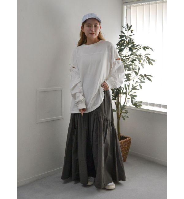 Ungrid「ギャザーデザインスカート」|スカート|