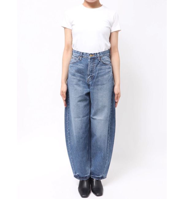 Ungrid「Lee CURVE WIDE PANTS」|デニム|