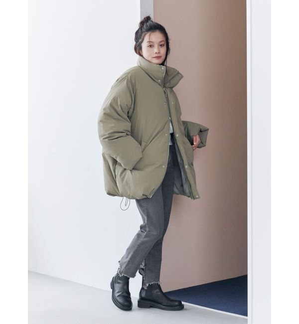 Ungrid「ヘムデザインストレッチデニム」|デニム|