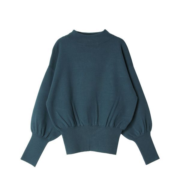 LAGUNAMOON「ボトルネックボリュームニットプルオーバー」|ニット・セーター|ターコイズ