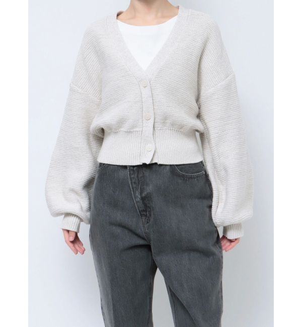 LAGUNAMOON「リリヤーンボリュームカーディガン」|カーディガン|