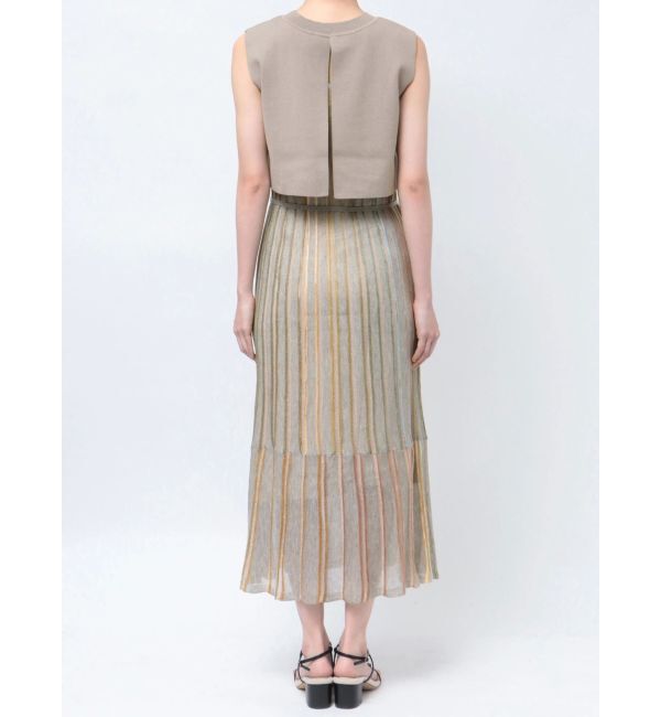 LAGUNAMOON「【WEB限定】ラメレインボーニットワンピースⅡ」|ワンピース|