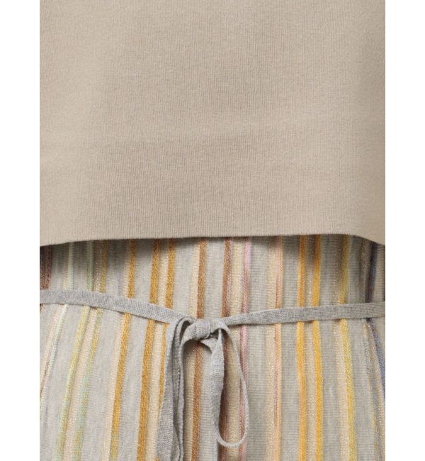 LAGUNAMOON「【WEB限定】ラメレインボーニットワンピースⅡ」|ワンピース|