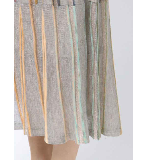 LAGUNAMOON「【WEB限定】ラメレインボーニットワンピースⅡ」|ワンピース|