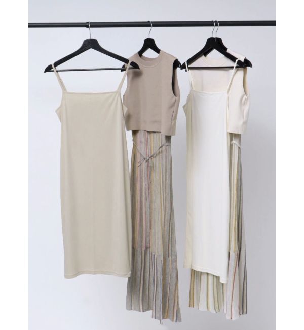 LAGUNAMOON「【WEB限定】ラメレインボーニットワンピースⅡ」|ワンピース|