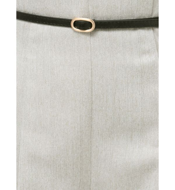 LAGUNAMOON「ヘリンボーンツイードベルトパンツ」|その他|