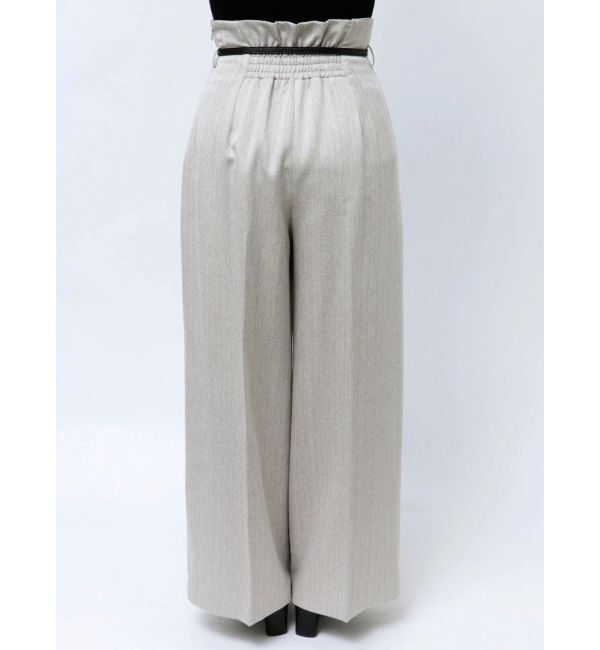 LAGUNAMOON「ヘリンボーンツイードベルトパンツ」|その他|