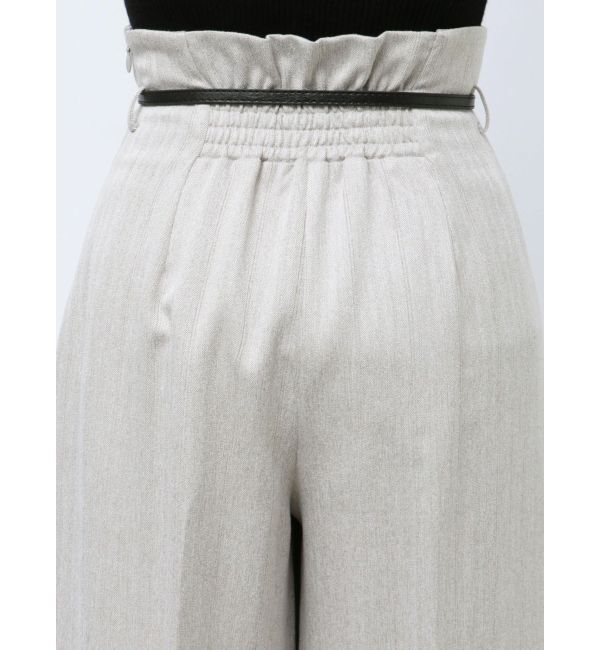 LAGUNAMOON「ヘリンボーンツイードベルトパンツ」|その他|