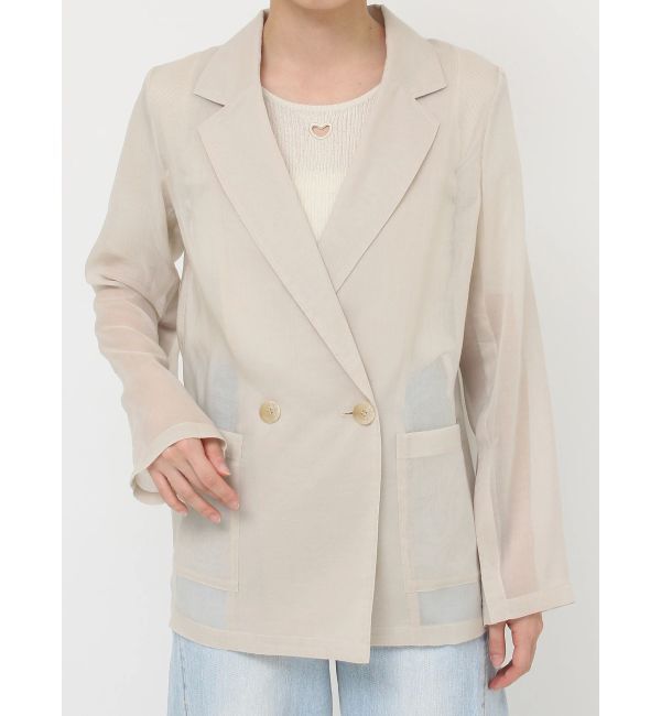 LAGUNAMOON「【追加生産】2WAYスリーブシアージャケット」|その他|