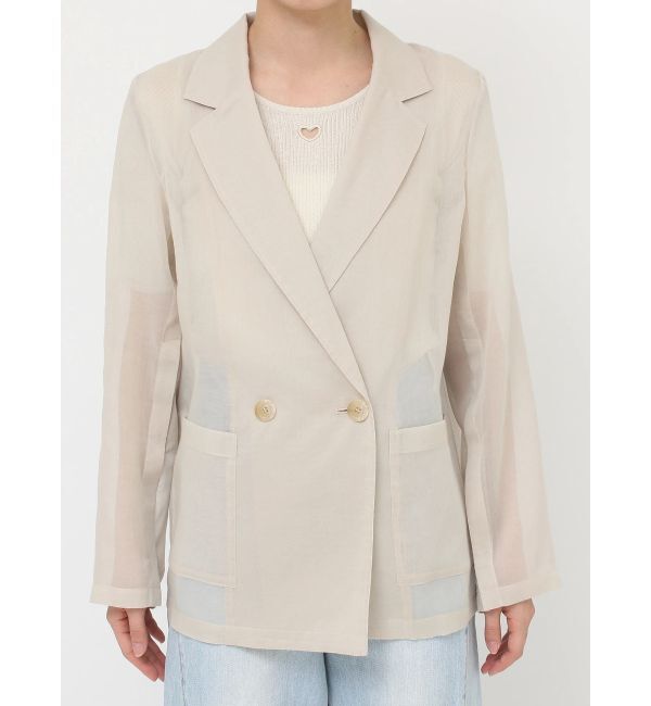 LAGUNAMOON「【追加生産】2WAYスリーブシアージャケット」|その他|