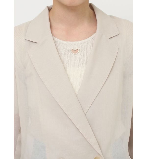 LAGUNAMOON「【追加生産】2WAYスリーブシアージャケット」|その他|