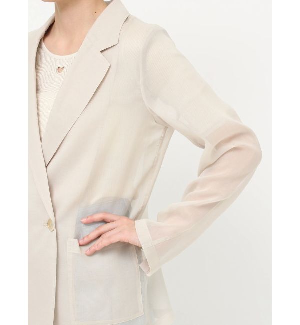 LAGUNAMOON「【追加生産】2WAYスリーブシアージャケット」|その他|