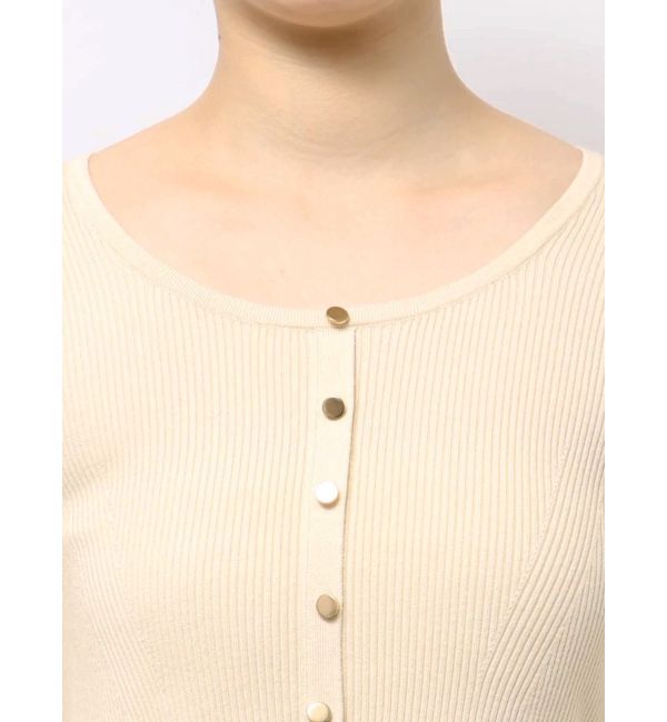 LAGUNAMOON「ボタンニットドッキングナローワンピース」|ワンピース|