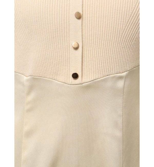 LAGUNAMOON「ボタンニットドッキングナローワンピース」|ワンピース|